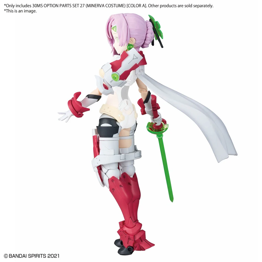 Bandai 5072033 Option Parts set 27 (Minerva Costume) [color A] 30MS - Image 4