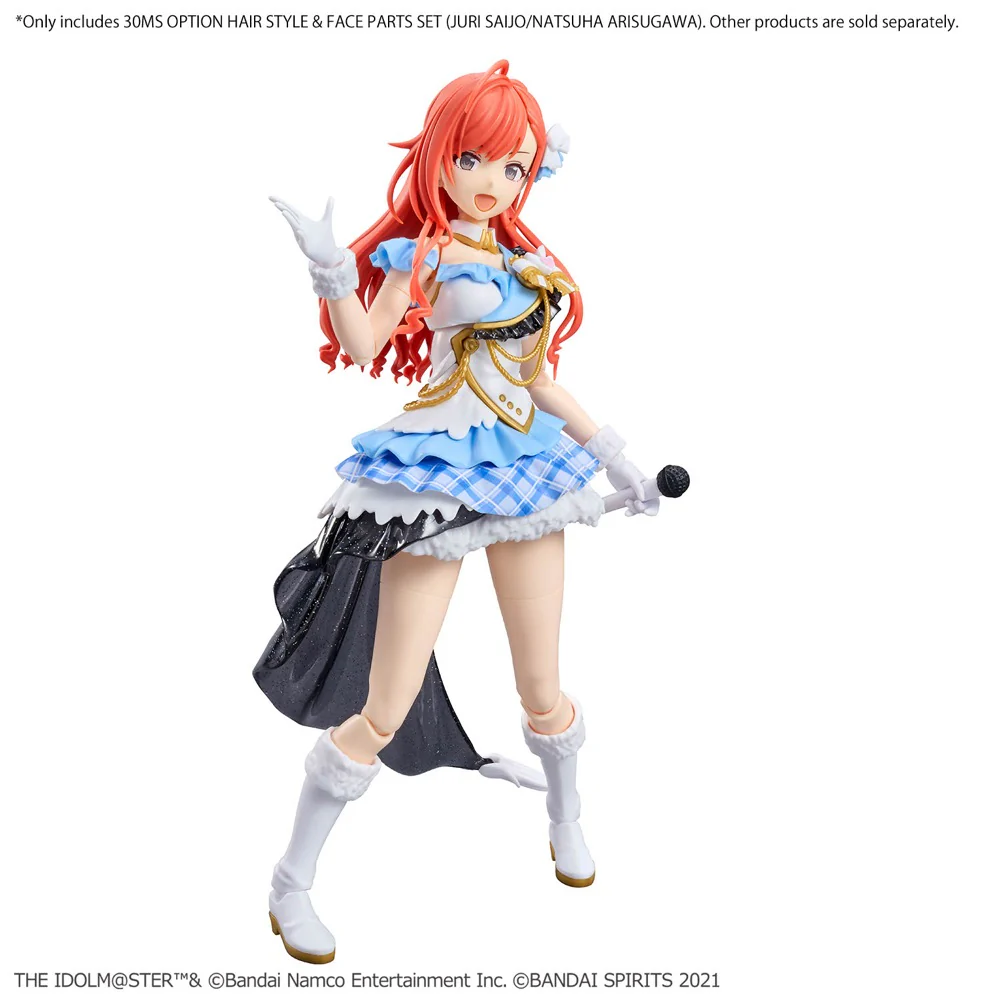 Bandai 5072524 Option Hair Style & Face Parts Set (Juri Saijo/Natsuha Arisugawa) 30MS - Image 2