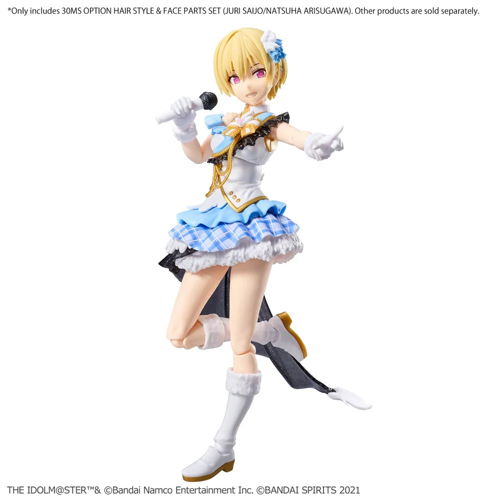 Bandai 5072524 Option Hair Style & Face Parts Set (Juri Saijo/Natsuha Arisugawa) 30MS - Image 3