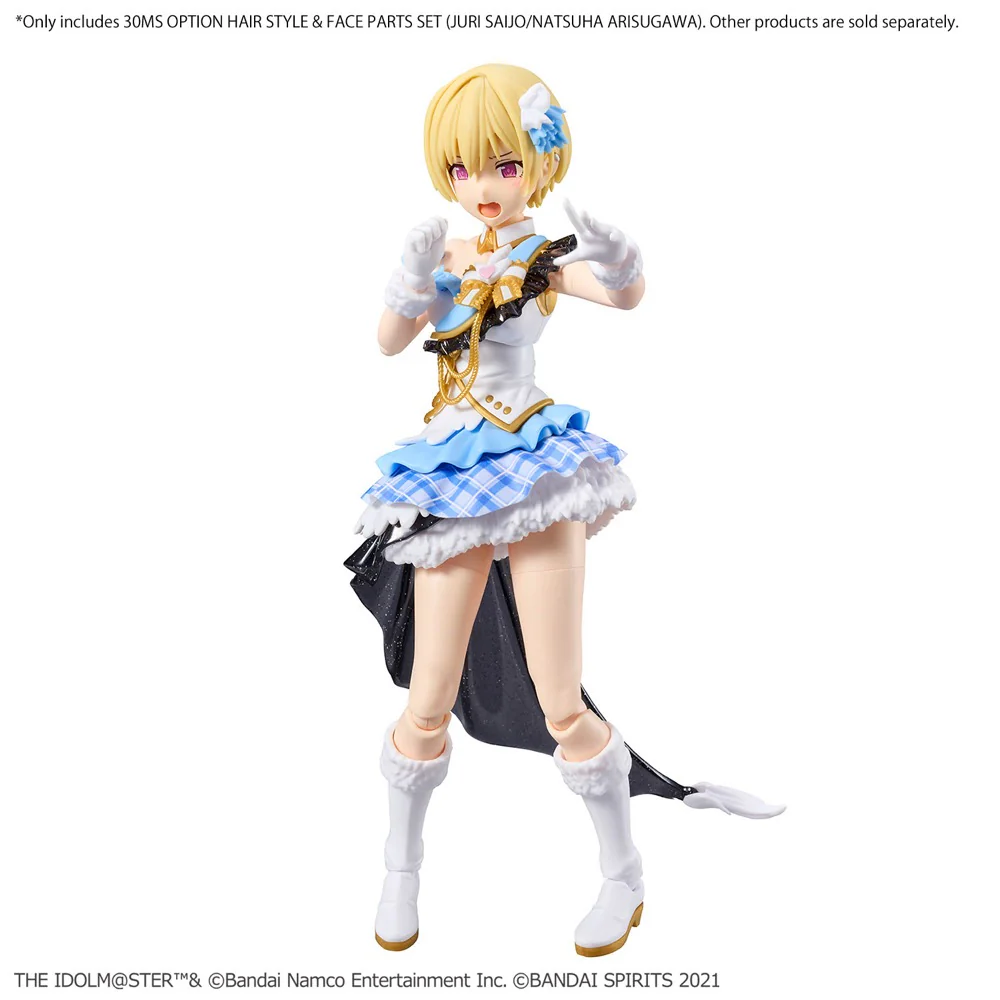 Bandai 5072524 Option Hair Style & Face Parts Set (Juri Saijo/Natsuha Arisugawa) 30MS - Image 5