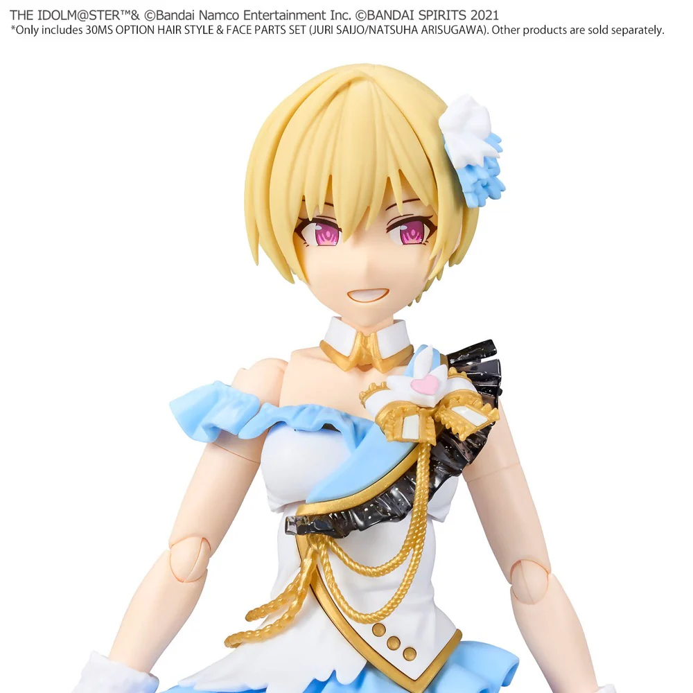 Bandai 5072524 Option Hair Style & Face Parts Set (Juri Saijo/Natsuha Arisugawa) 30MS - Image 8