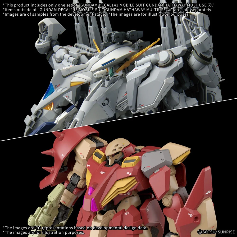 Bandai 5072530 Gundam Decal 143 Mobile Suit Gundam Hathaway Multiuse 2 - Image 2