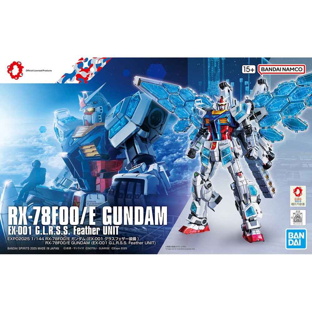 Bandai 5073583 RX-78F00/E Gundam (EX-001 G.L.R.S.S. Feather UNIT)