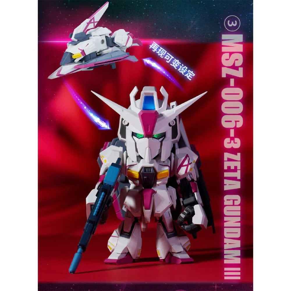 Bandai CT591188 QMSV Mini Z Gundam & Gundam Mk-II - Image 4