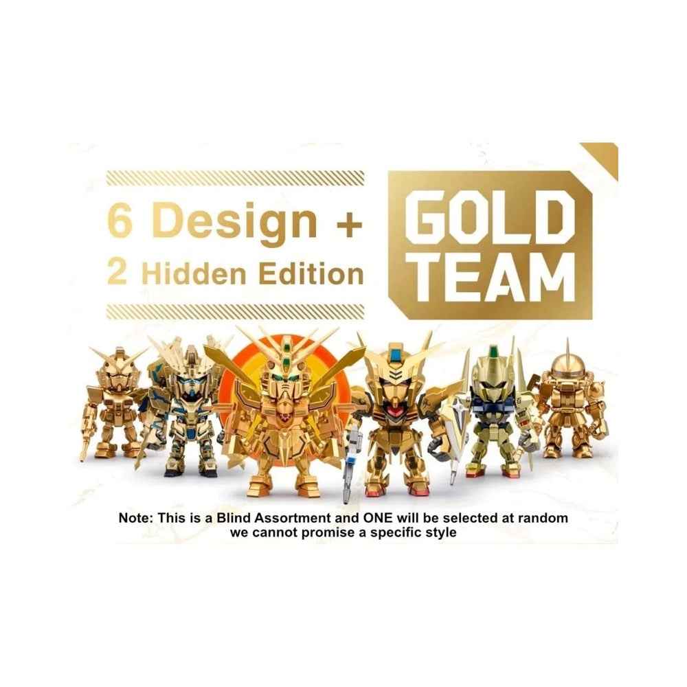 Bandai CT591928 Gundam Qmsv Mini Gold Team Blind Box (1 Random Figure) - Image 7