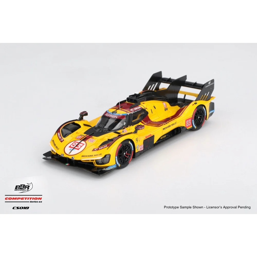 BBR CS18007 1/18 Ferrari 499P No.83 AF Corse 2025 WEC Qatar 1812km 2nd Place - Image 4