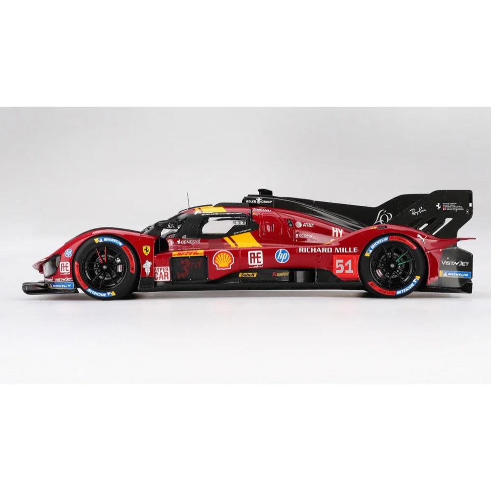 BBR CS18008 1/18 Ferrari 499P No.51 Ferrari AF Corse 2025 WEC Qatar 1812km 3rd Place - Image 2