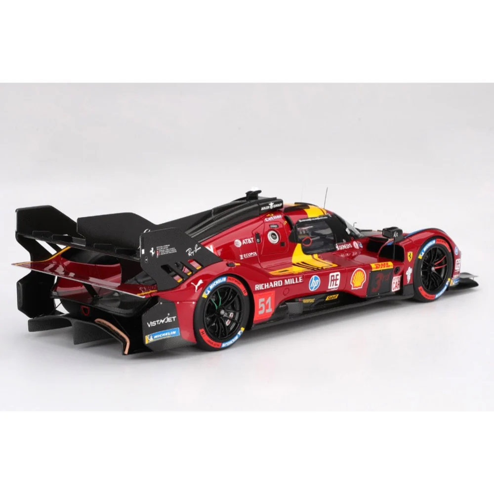BBR CS18008 1/18 Ferrari 499P No.51 Ferrari AF Corse 2025 WEC Qatar 1812km 3rd Place - Image 3