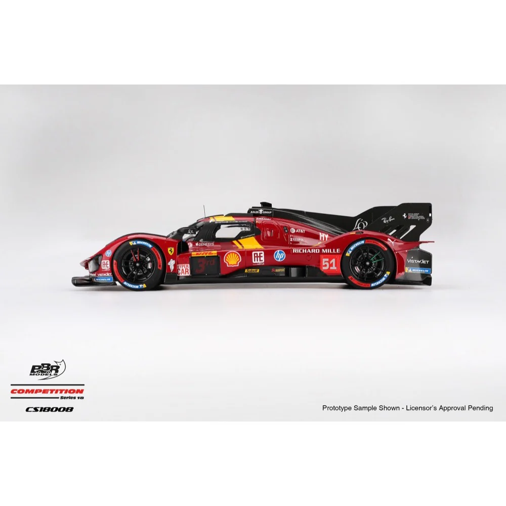BBR CS18008 1/18 Ferrari 499P No.51 Ferrari AF Corse 2025 WEC Qatar 1812km 3rd Place - Image 9