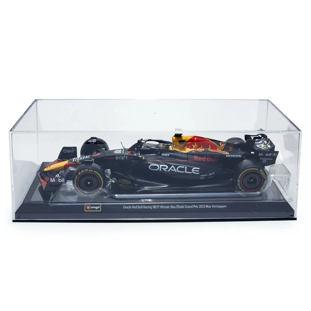 Bburago 28030V 1/24 2023 F1 Red Bull Racing RB-19 No.1 Verstappen Champion in Showcase - Image 6