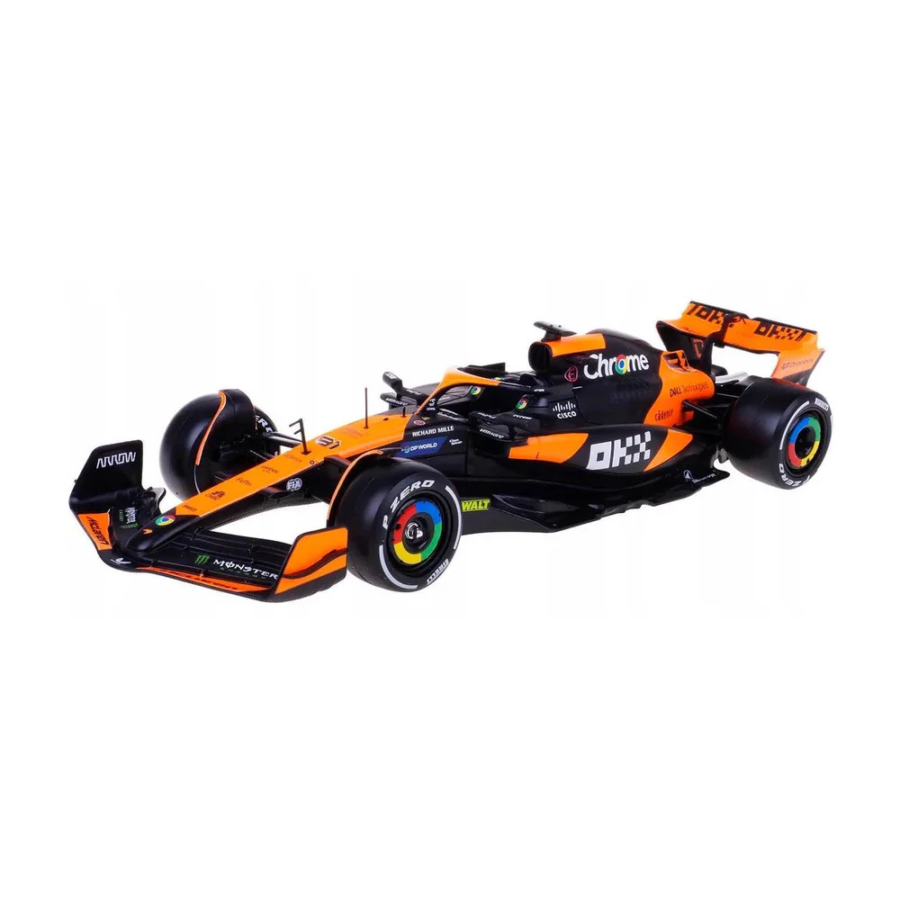 Bburago 28040P 1/24 McLaren MCL38 2024 No.81 Oscar Piastri with Figure - Image 4