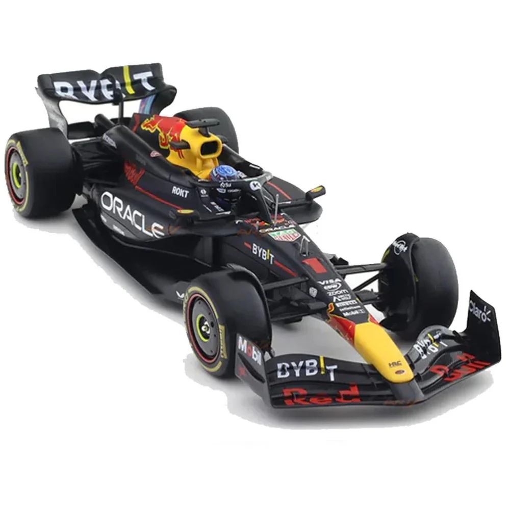 Bburago 28056V 1/24 Red Bull RB20 No.1 Max Verstappen with Helmet and Showcase - Image 2