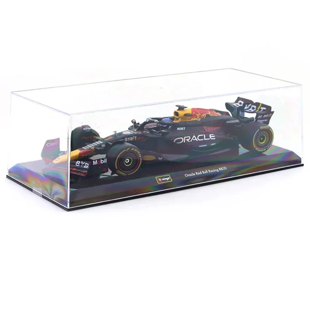 Bburago 28056V 1/24 Red Bull RB20 No.1 Max Verstappen with Helmet and Showcase - Image 4