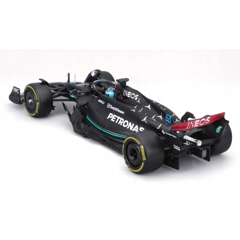 Bburago 28503R 1/24 2023 Racing Model Kit F-1 Mercedes-AMG W14 No.63 Russell with Helmet - Image 3
