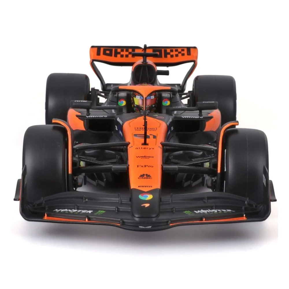Bburago 28505P 1/24 2024 Race Model Kit F-1 McLaren MCL38 No.81 Piastri with Helmet - Image 7