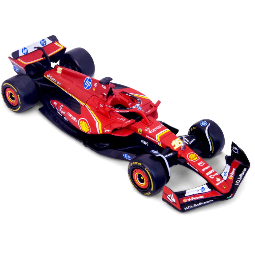 Bburago 36844L1/43 2024 F-1 Ferrari  SF24 No.16 Leclerc Italian GP Imola - Image 4