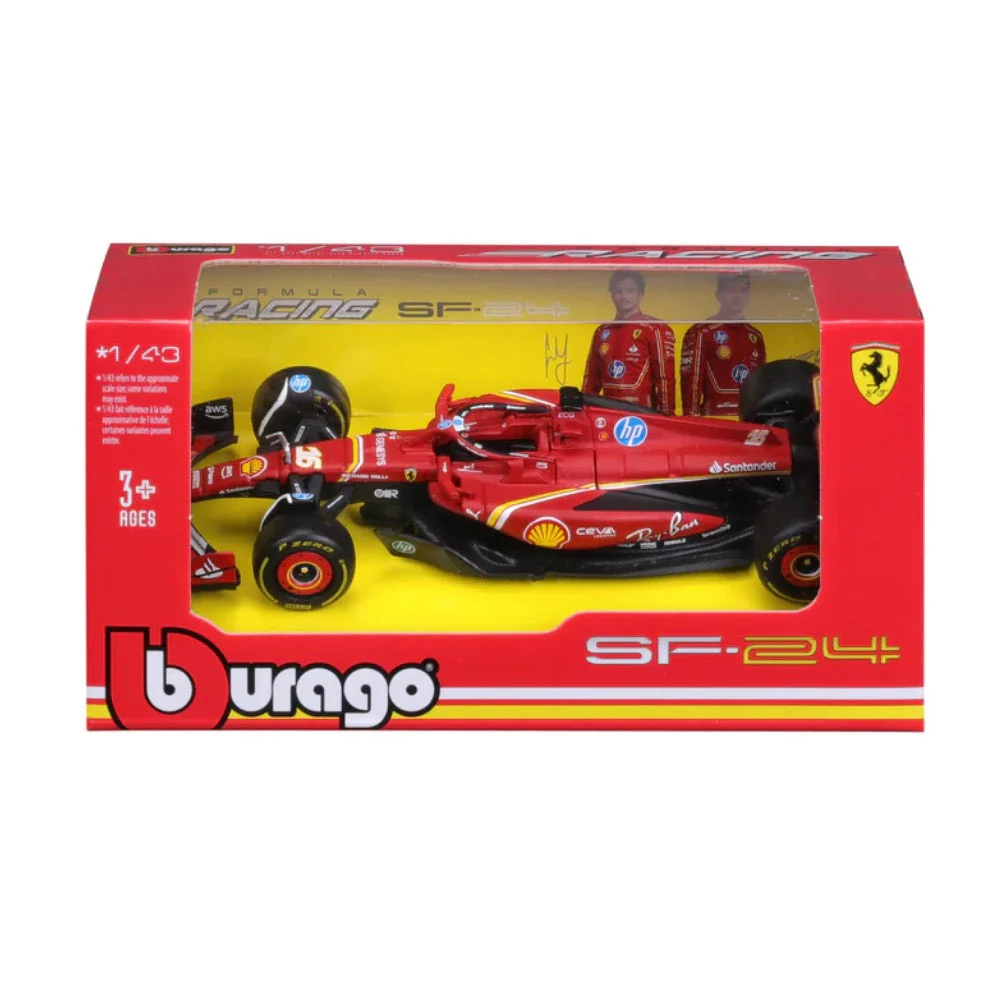 Bburago 36844L1/43 2024 F-1 Ferrari  SF24 No.16 Leclerc Italian GP Imola - Image 6