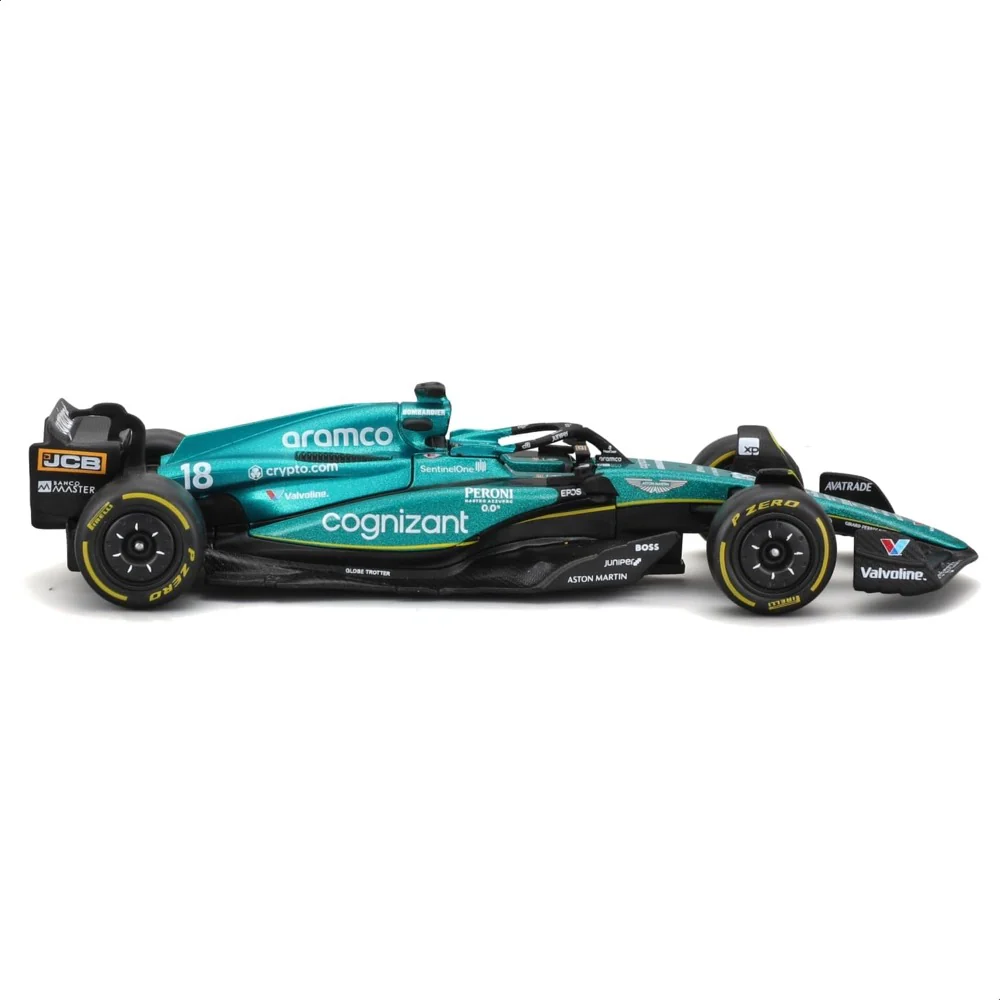 BBurago 38090 1/43 2023 F-1 Aston Martin AMR23 No.14 Alonso WB - Image 9