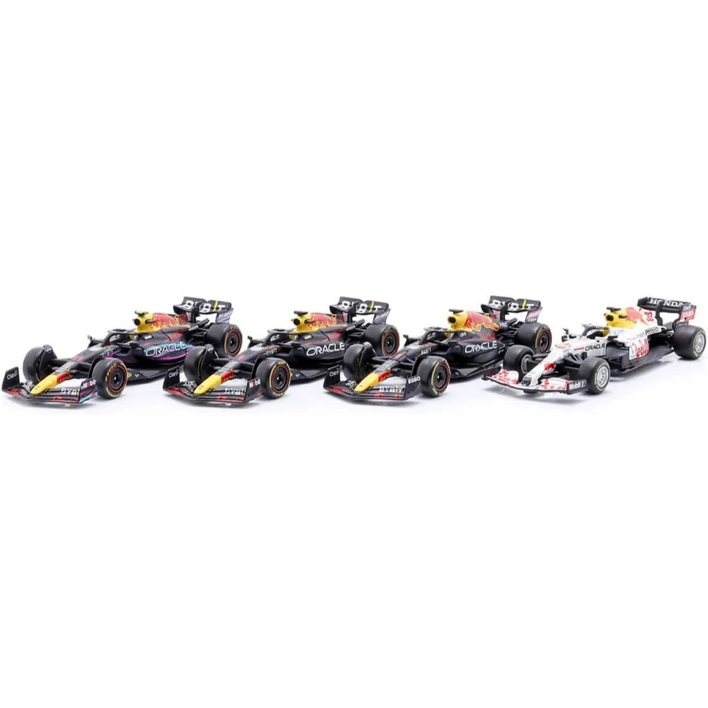 Bburago 38092 1/43 Red Bull 16/18/19 4 piece Gift Pack - Image 7