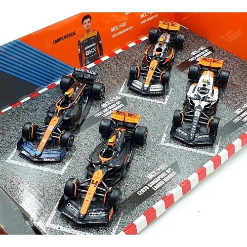 Bburago 38096 1/43 McLaren No.4 Norris 4 piece Gift Pack - Image 9