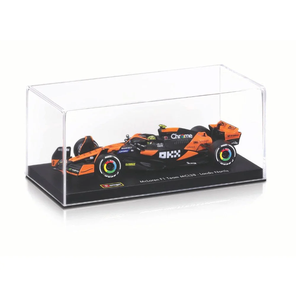 Bburago 38215N 1/43 2024 F-1 McLaren MCL 38 No.4 Norris with Helmet - Image 4