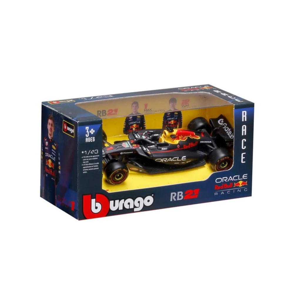 Bburago 38233V 1/43 RedBull Racing RB21 No.1 Max Verstappen - Image 7