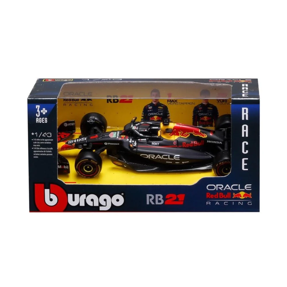 Bburago 38233V 1/43 RedBull Racing RB21 No.1 Max Verstappen - Image 9