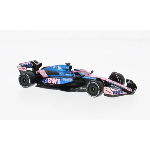 Bburago 38258G 1/43 BWT Alpine A525 No.10 Pierre Gasley with Helmet and Showcase - Image 4