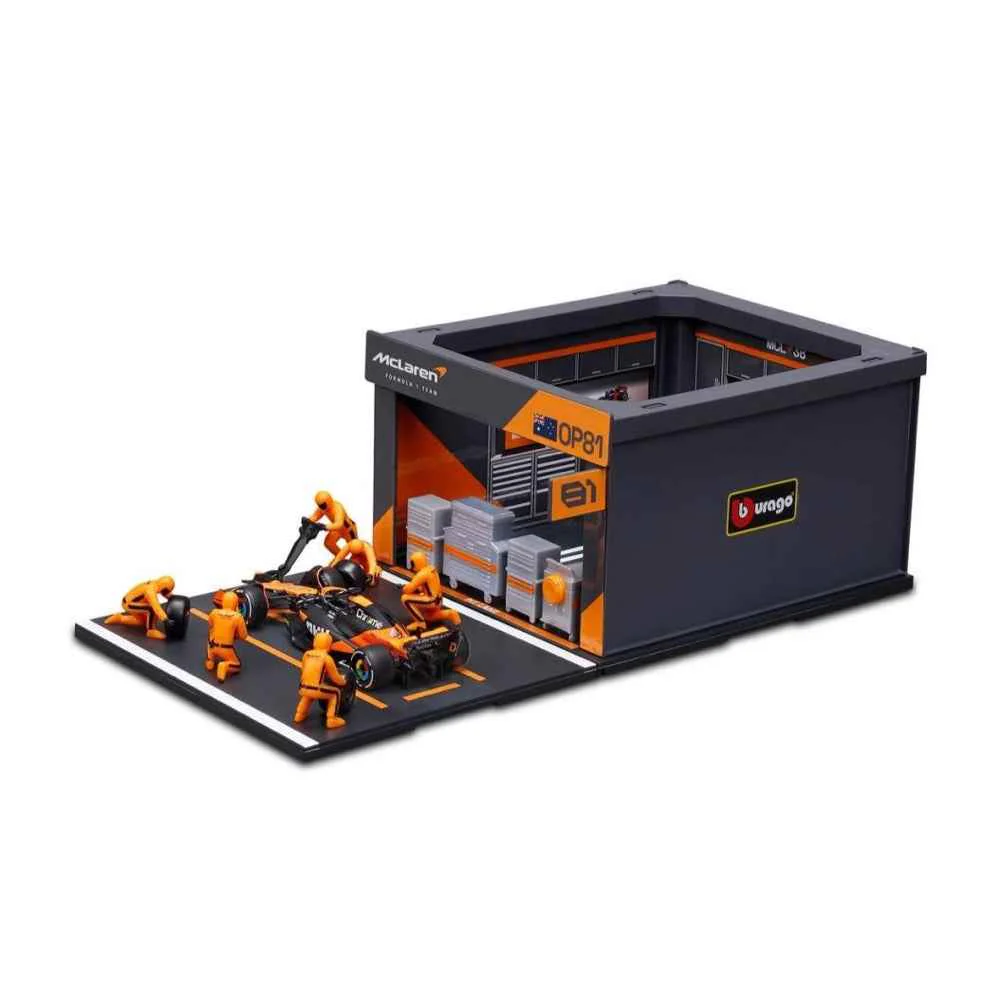 Bburago 38451 1/43 2024 No.81 Oscar Piastri McLaren Pit Pass Competition Set - Image 2
