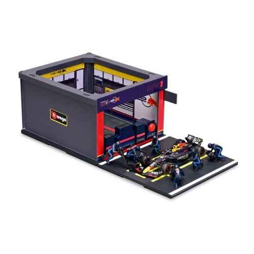 Bburago 38453 1/43 2024 Red Bull No.1 Max Verstappen Pit Pass Competition Set - Image 2