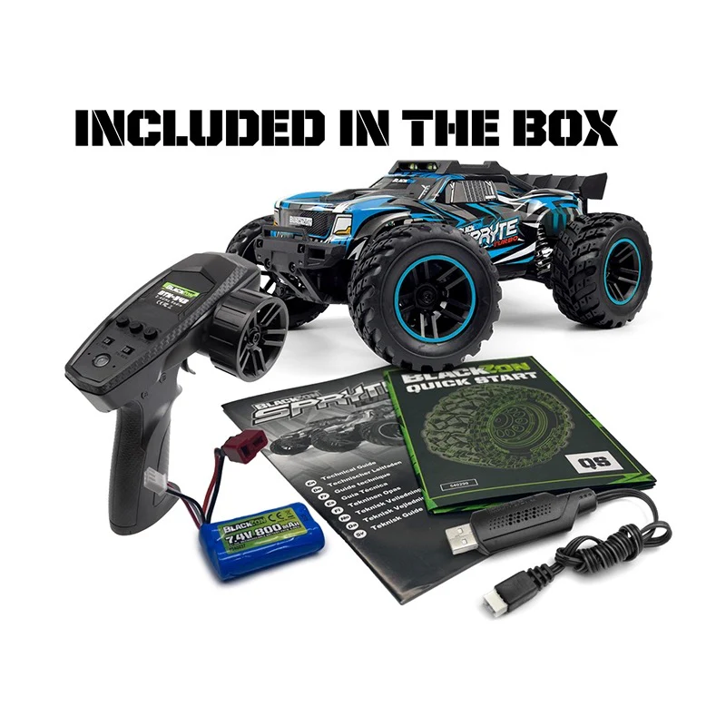 Blackzon 540292 Spryte ST Turbo 1/20 4WD Monster Truck Blue - Image 7
