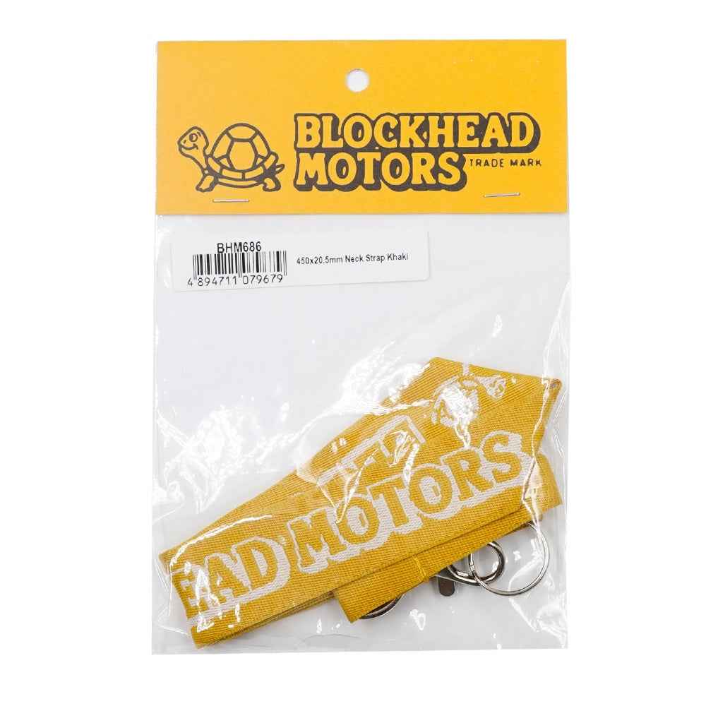 Blockhead Motors Blockhead Motors Neck Strap Khaki - Image 3