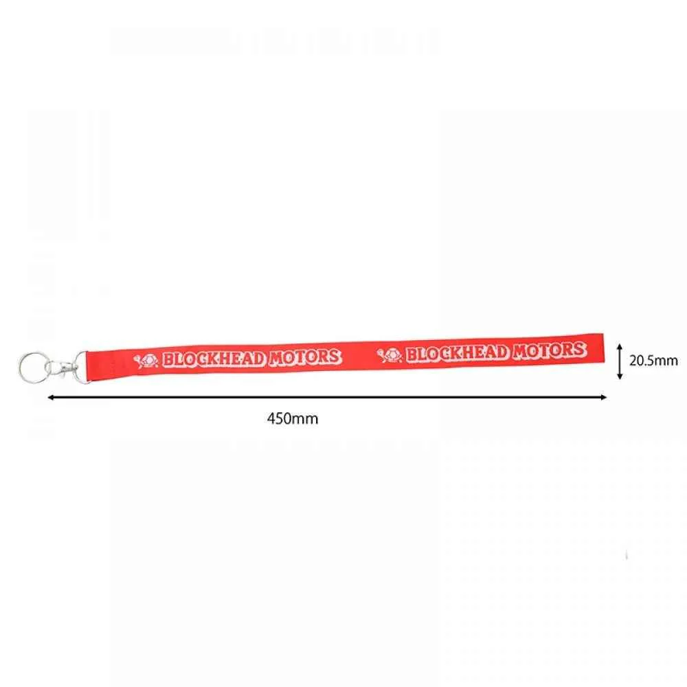 Blockhead Motors Blockhead Motors Neck Strap Red - Image 2