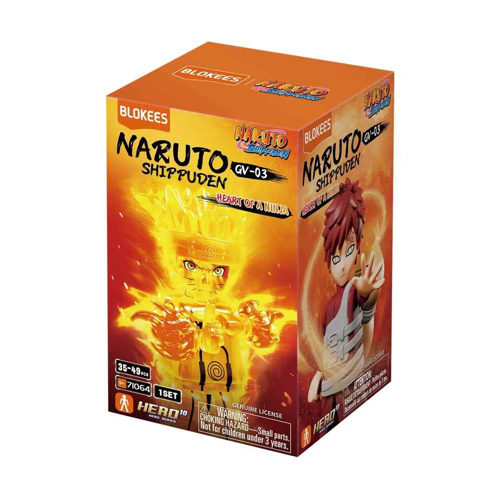 Blokees 71064 PDQ Naruto Galaxy Versionc 03-Heart of A Ninja Blind Box (1 Randon Figure) - Image 2