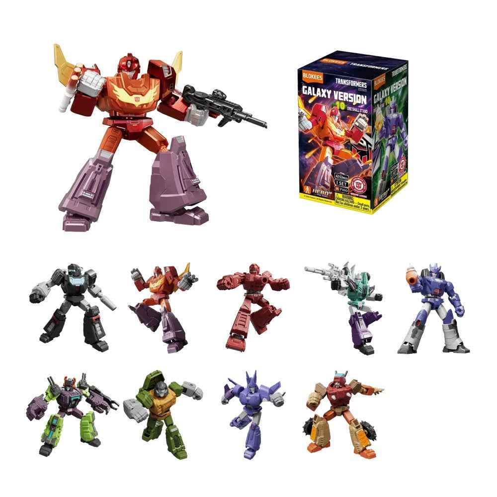 Blokees 71110 Transformers PDQ Galaxy Version 10-Till all are one Blind Box (1 Randon Figure)