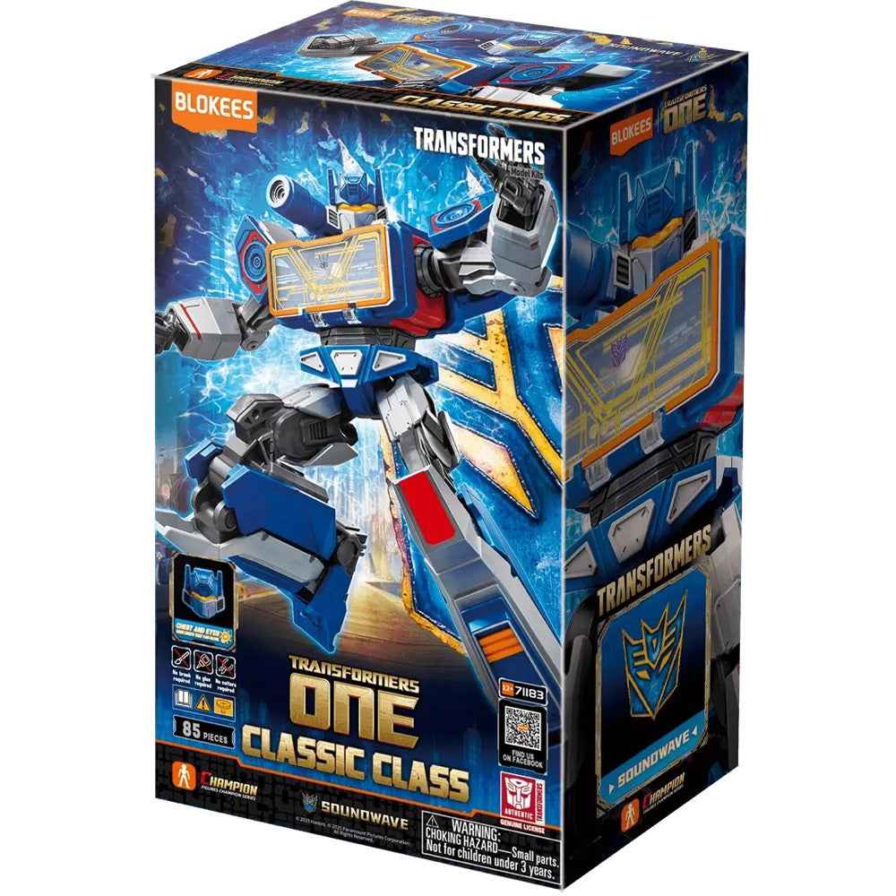 Blokees 71183 Transformers Classic Class 17 Transformers One Soundwave - Image 2