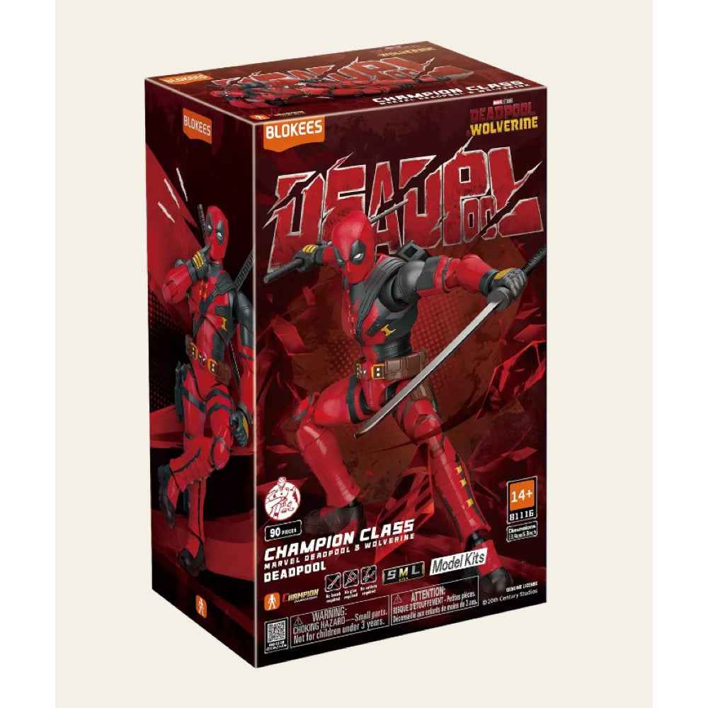 Blokees 81116 Marvel Deadpool & Wolverine Champion Class 04 Deadpool - Image 7
