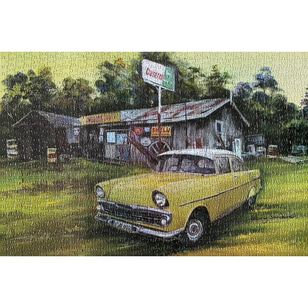 Blue Opal 00983 Jenny Sanders Yellow White EK 1000pc Jigsaw Puzzle - Image 2