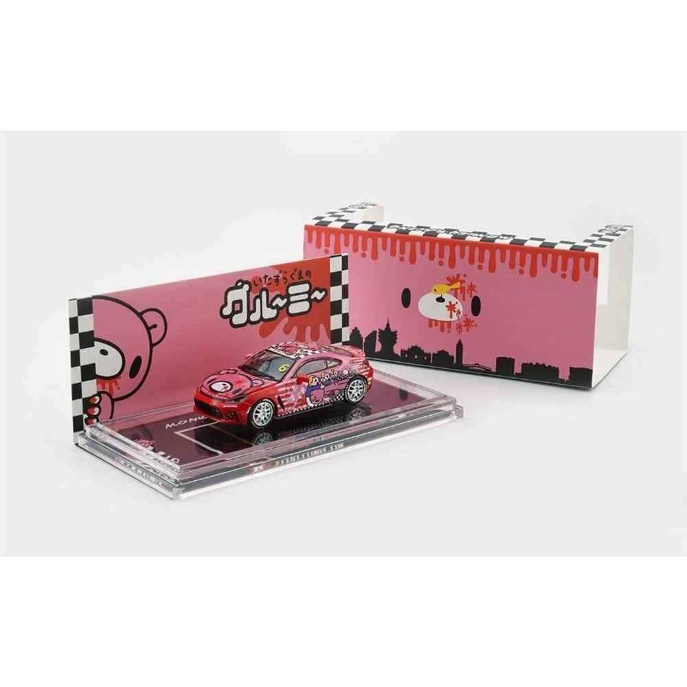 BM Creation 64B0439 1/64 Toyota GR86 X Gloomy Bear Red (Macau GP)