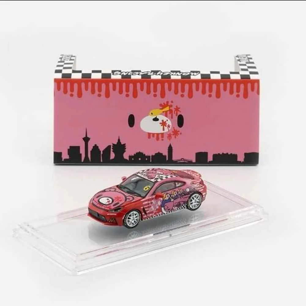 BM Creation 64B0439 1/64 Toyota GR86 X Gloomy Bear Red (Macau GP) - Image 2