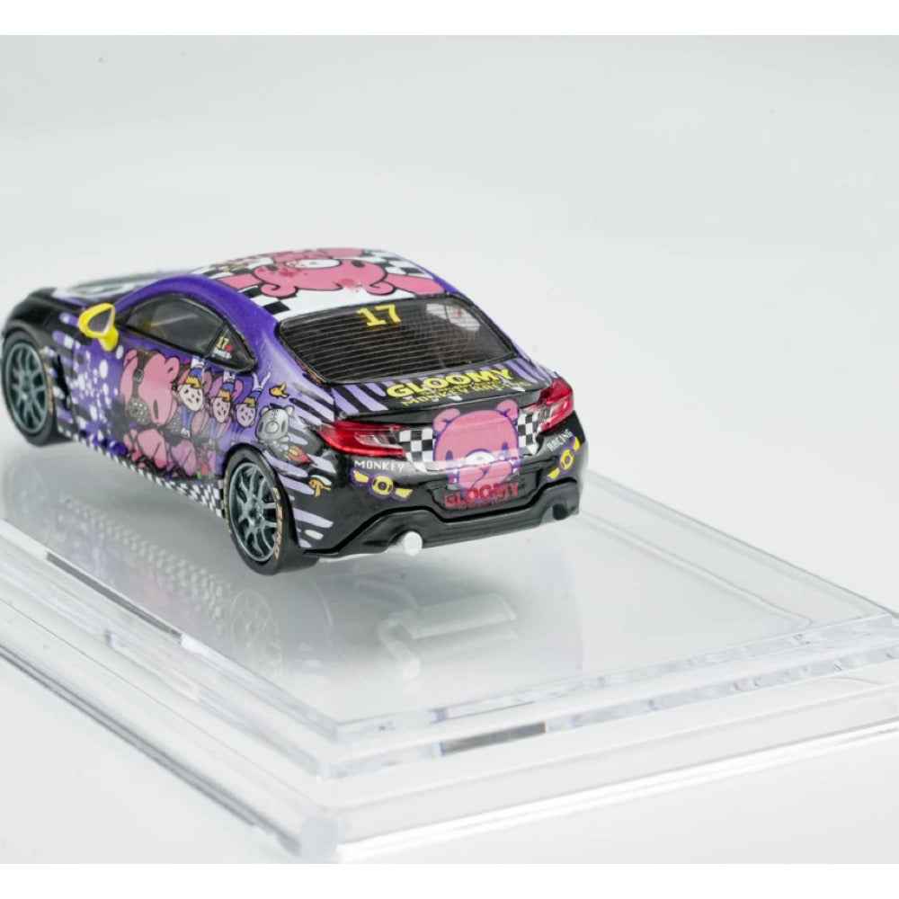 BM Creation 64B0440 1/64 Toyota GR86 X Gloomy Bear Black (Macau GP) - Image 10