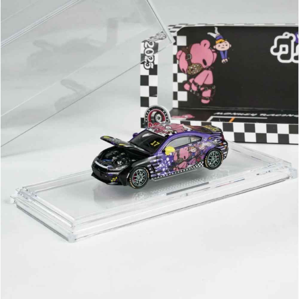 BM Creation 64B0440 1/64 Toyota GR86 X Gloomy Bear Black (Macau GP) - Image 2