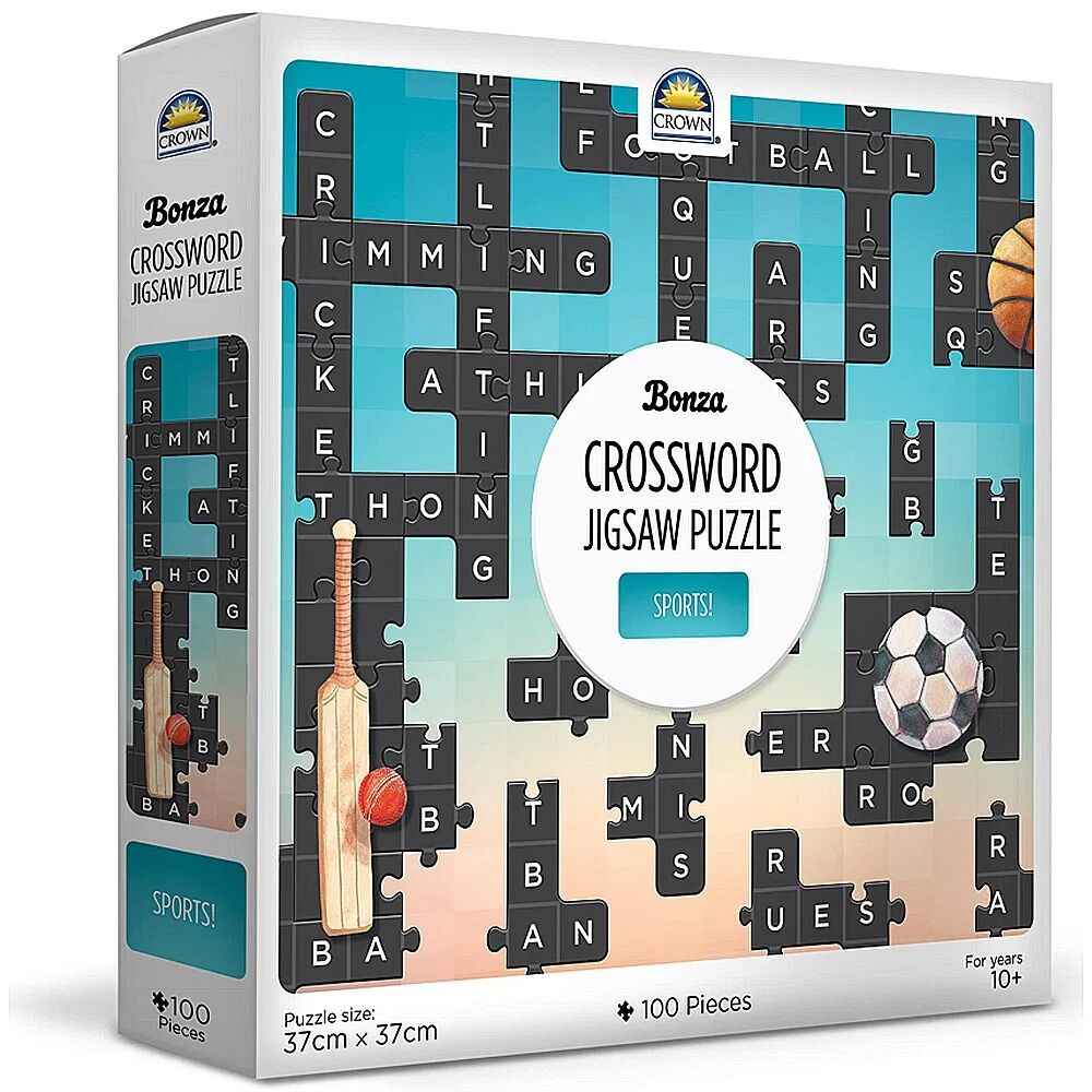 Bonza Crossword Assorted-Sports, Australian Cities, Musical Instruments 100pc Jigsaw Puzzle - Image 2