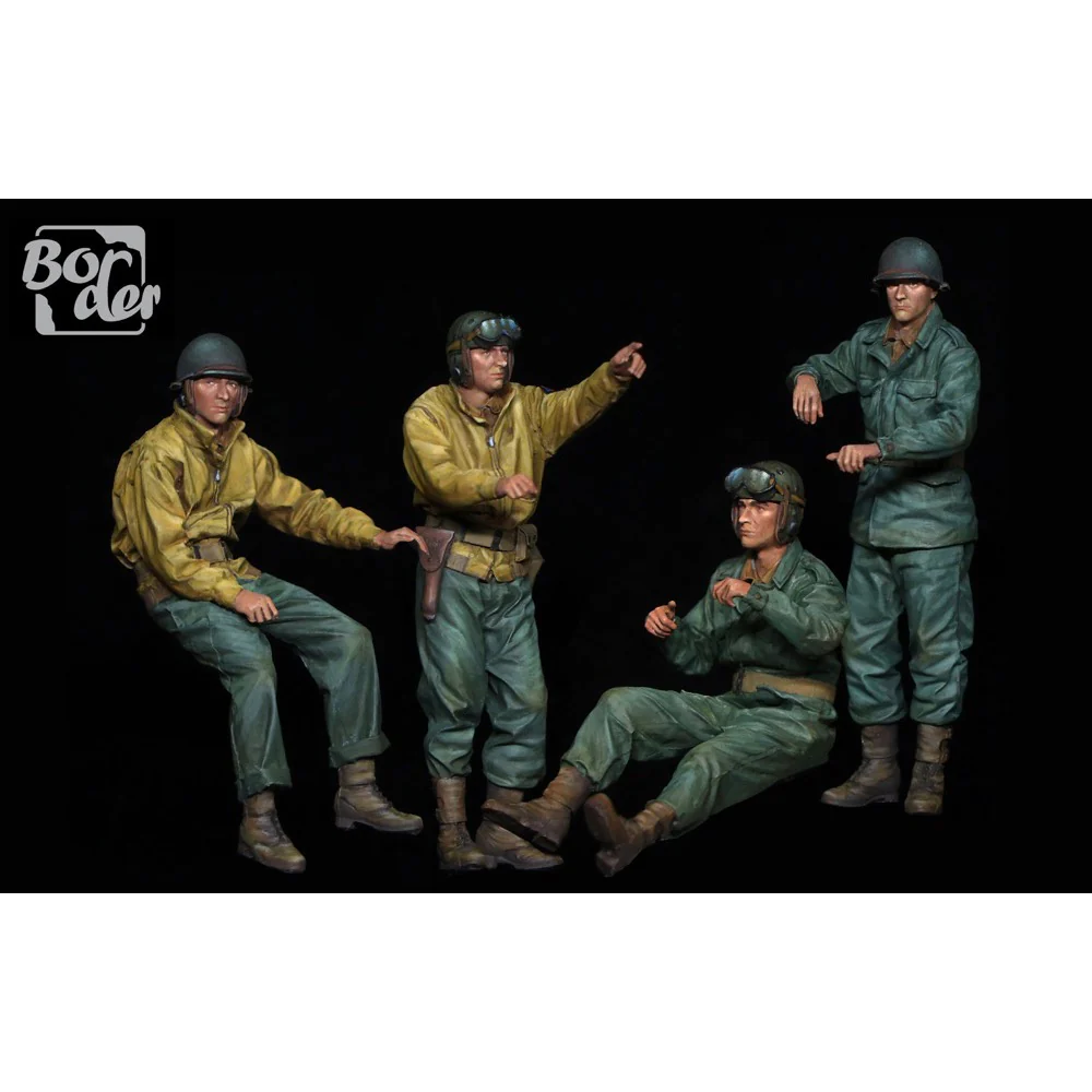 Border Model BR007 1/35 WW II U.S. Tank Crew - Image 2