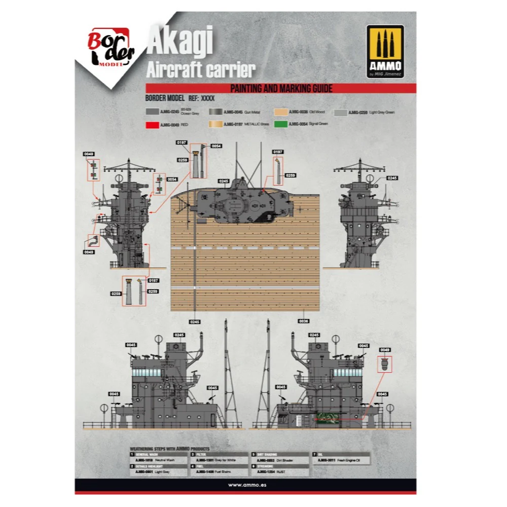 Border Model BS002 1/35 Akagi Bridge W/ Flight Deck Battle of Pearl Harbor - Image 5