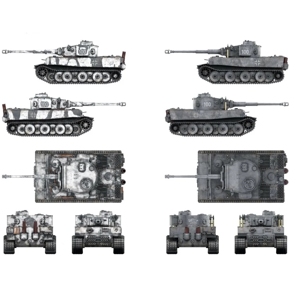 Border Model TK7205 1/72 Tiger I Initial Sd.Kfz.181 Pz.pfw.VI Ausf.E - Image 3