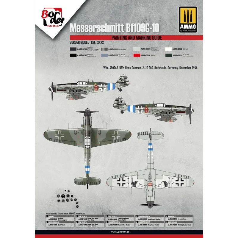 Border Models BF-013 1/35 Messerschmitt Bf-109G-10 - Image 12