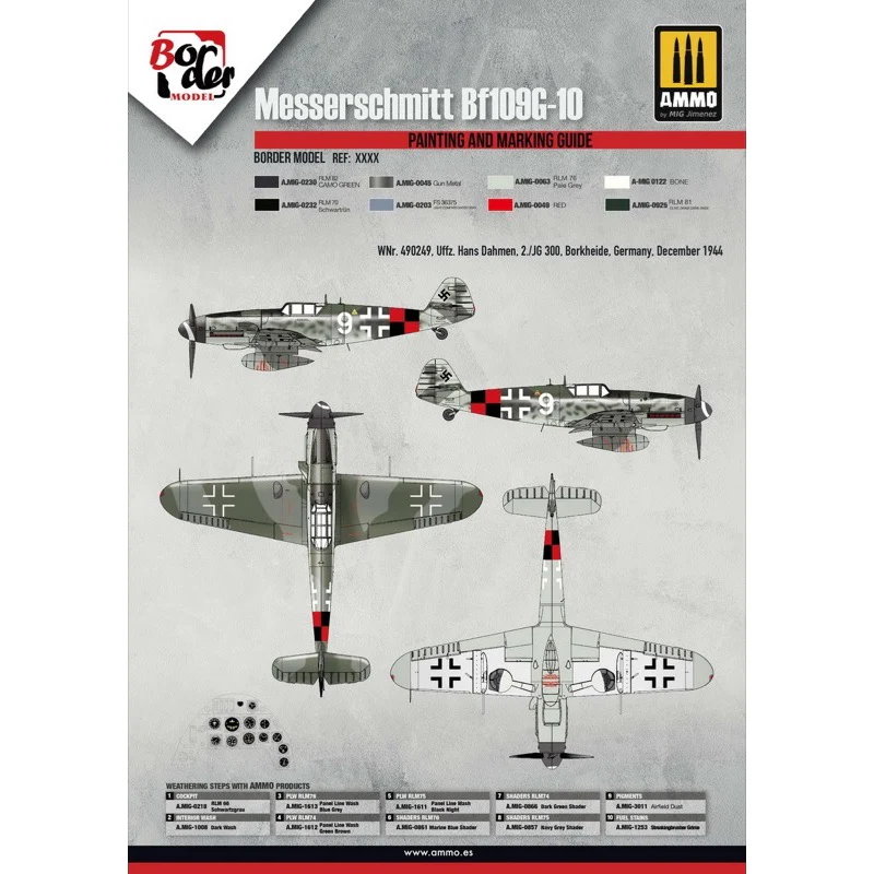 Border Models BF-013 1/35 Messerschmitt Bf-109G-10 - Image 8
