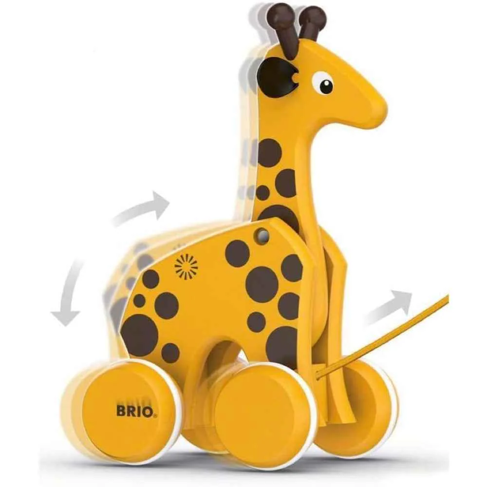 BRIO 30200 Pull Along Giraffe - Image 3