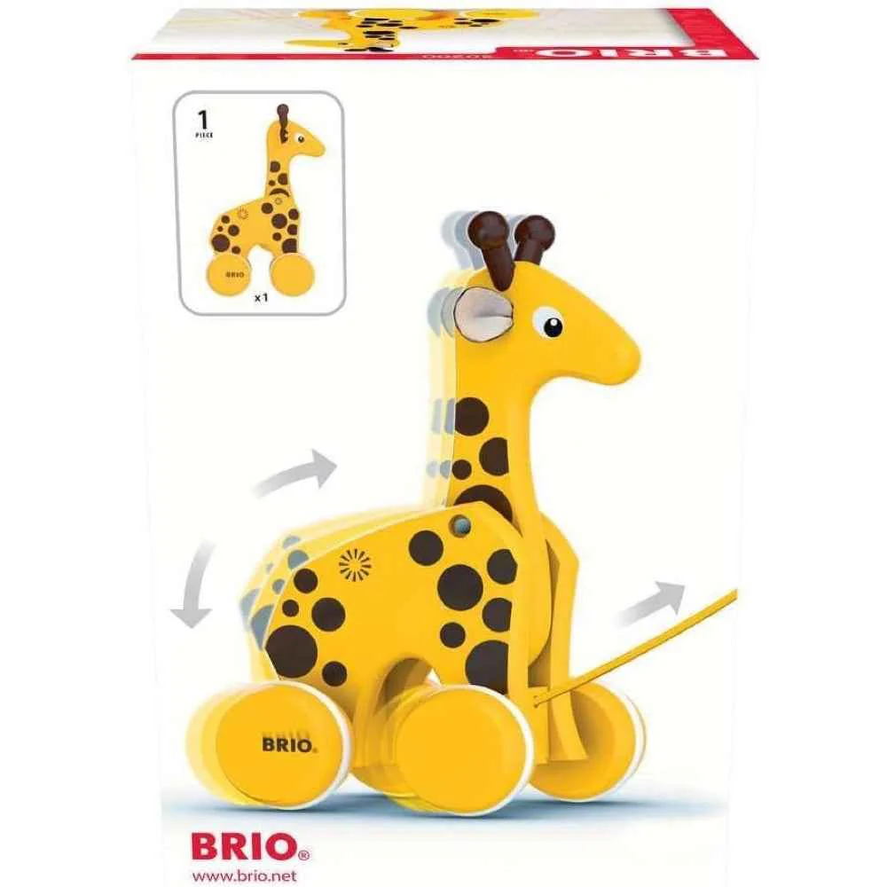 BRIO 30200 Pull Along Giraffe - Image 4
